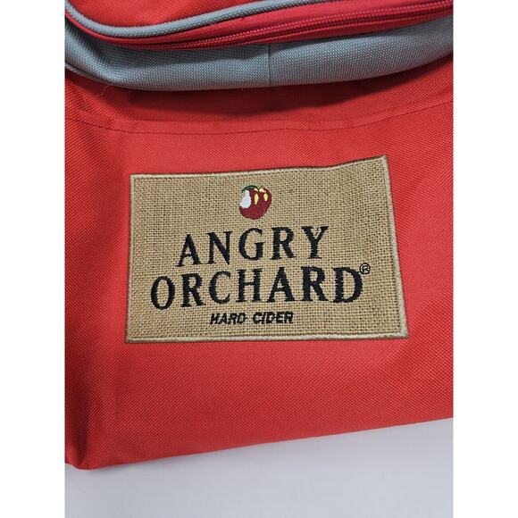 Angry Orchard Hard Cider Red Can Soft Cooler Backpack W/ Speakers - Picture 2 of 6